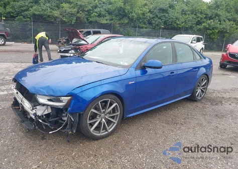 2015 Audi S4 3.0T Premium Plus from USA, damaged, VIN WAUBGAFL9FA030335
